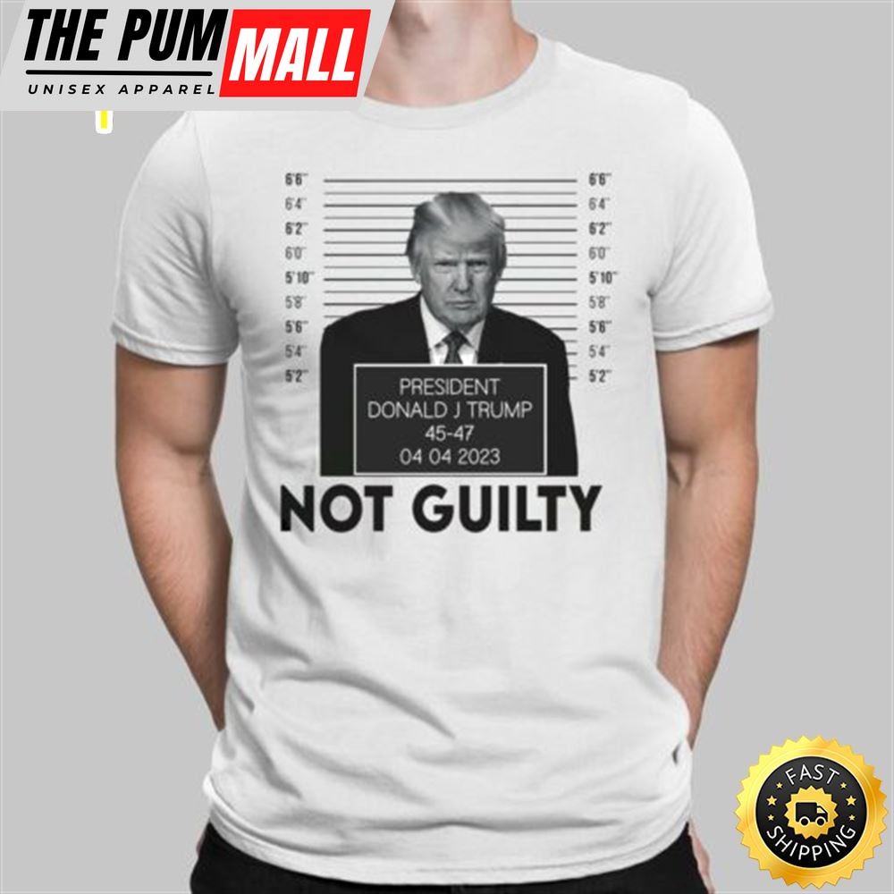 Trump Not Guilty White Unisex T-shirt