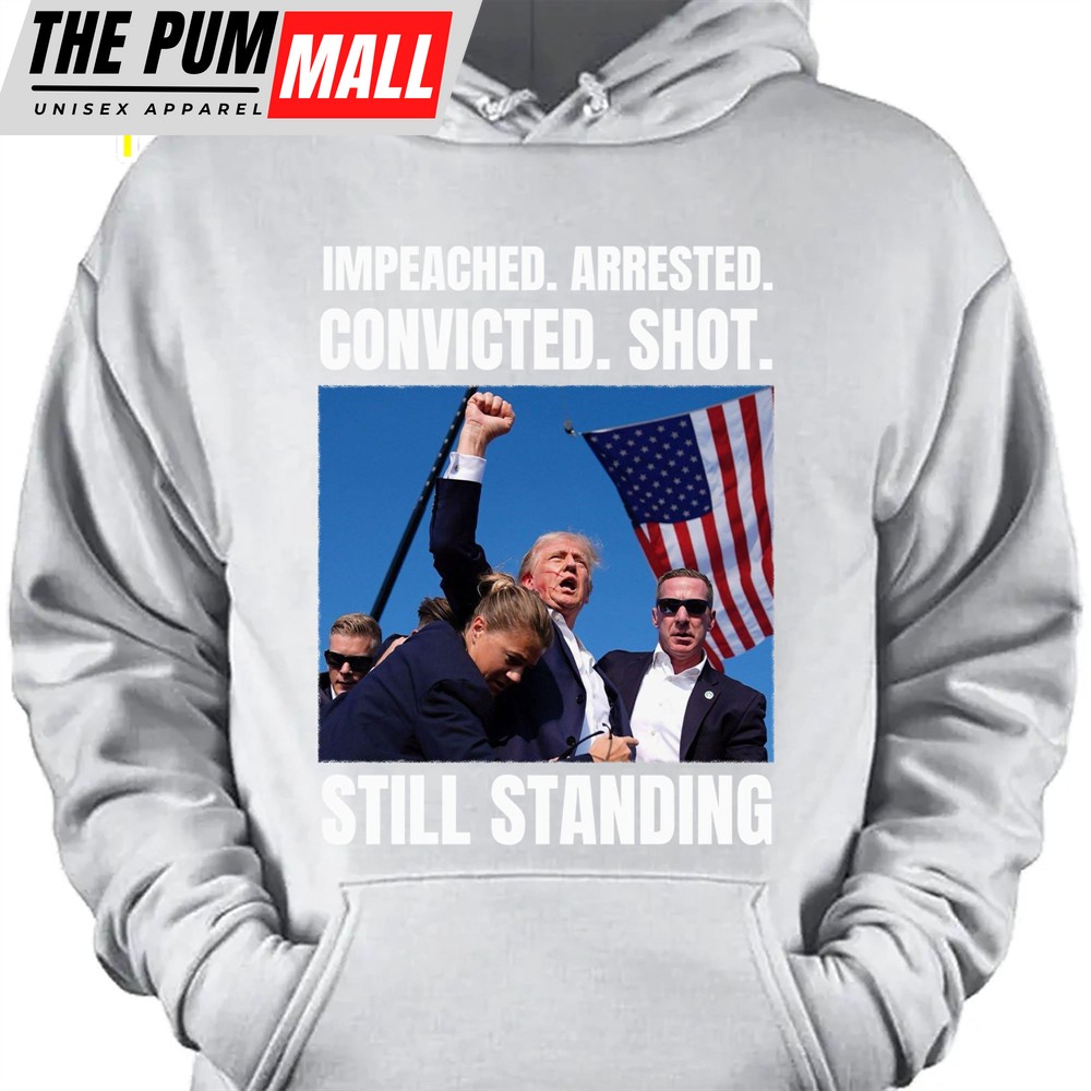 Trump Still Standing Trump Fight 2024 Shirt Pennsylvania Rally Donald Trump Shirt Dark
