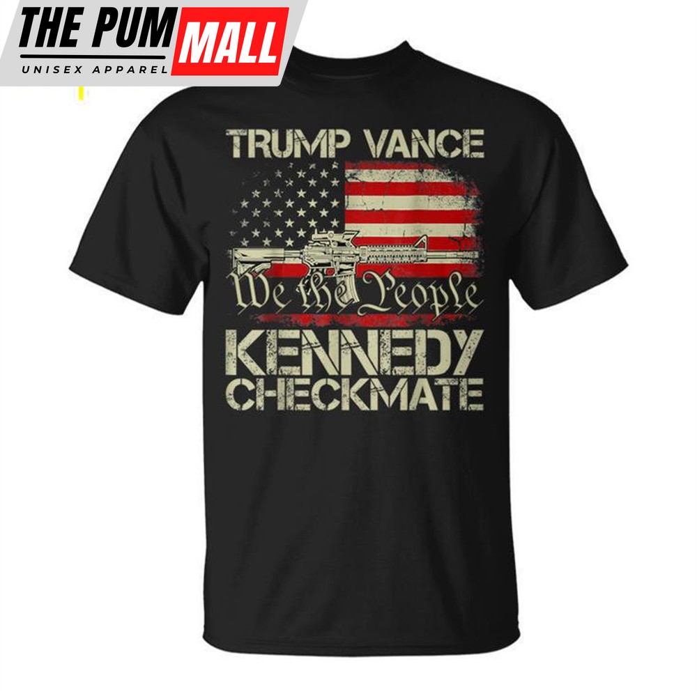 Trump Vance 2024 Trump Vance Kennedy Checkmate Unisex T-shirt