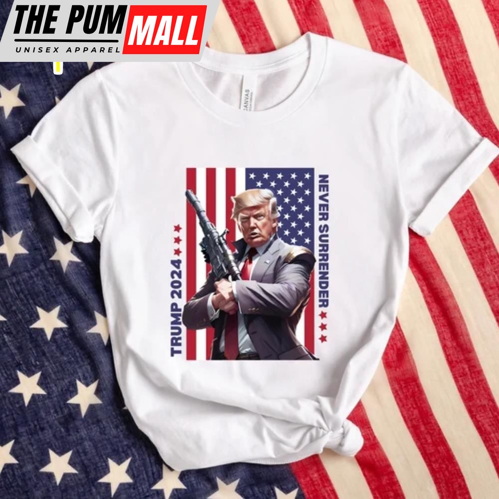 Trump With Guns President Trump 2025 T-shirt