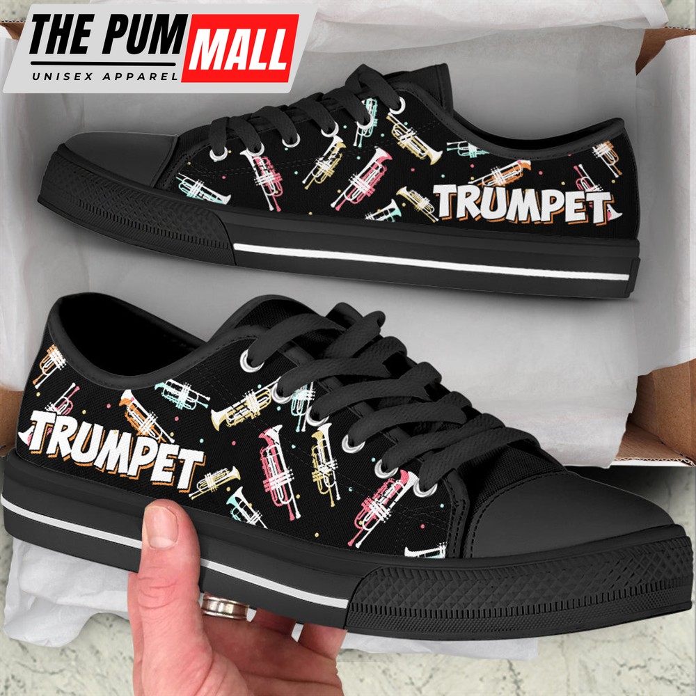 trumpet-color-low-top-music-shoes-fashionable-low-top-casual-shoes-gift-for-ad-ndbtt6ma Trumpet Color Low Top Music Shoes – Fashionable Low Top Casual Shoes Gift For Adults – Sneaker For Walking