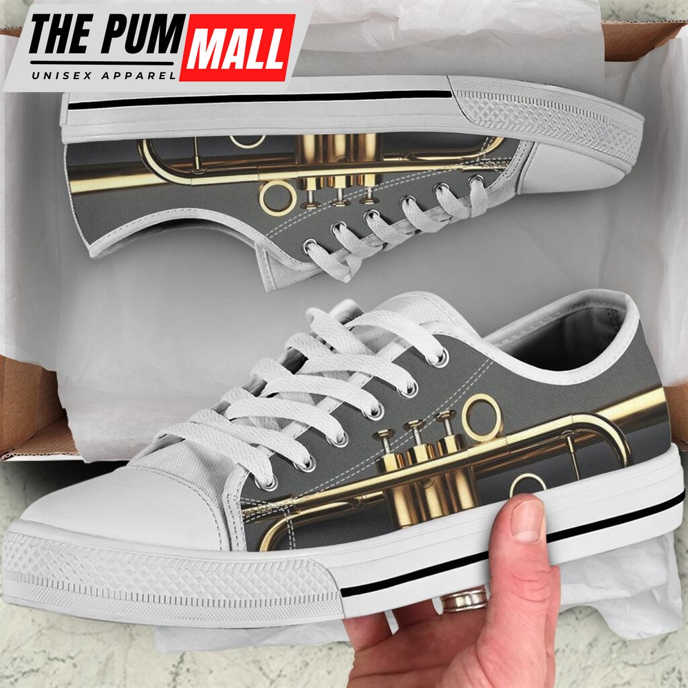 Trumpet Shortcut Low Top Music Shoes – Fashionable Low Top Casual Shoes Gift For Adults Malalan