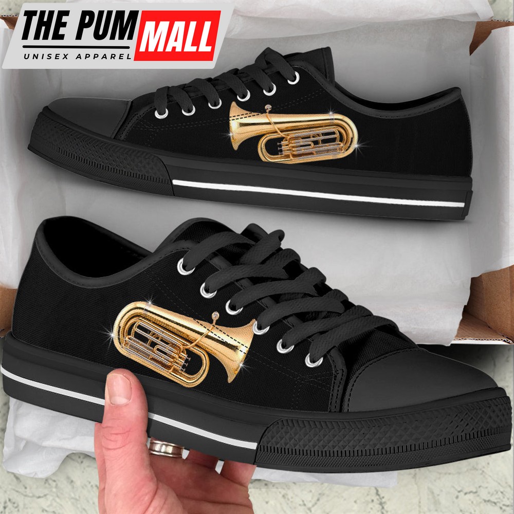 Tuba Low Top Shoes – Comfortable Fashion Lowtop Casual Shoes Gift For Adults – Sneaker For Walking