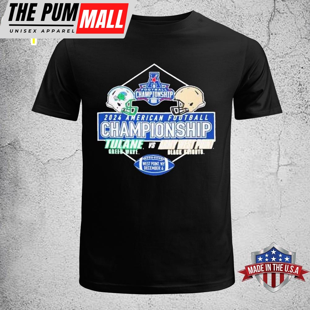 Tulane Green Wave Vs Army West Point Black Knight 2024 Championship Game Unisex T-Shirt