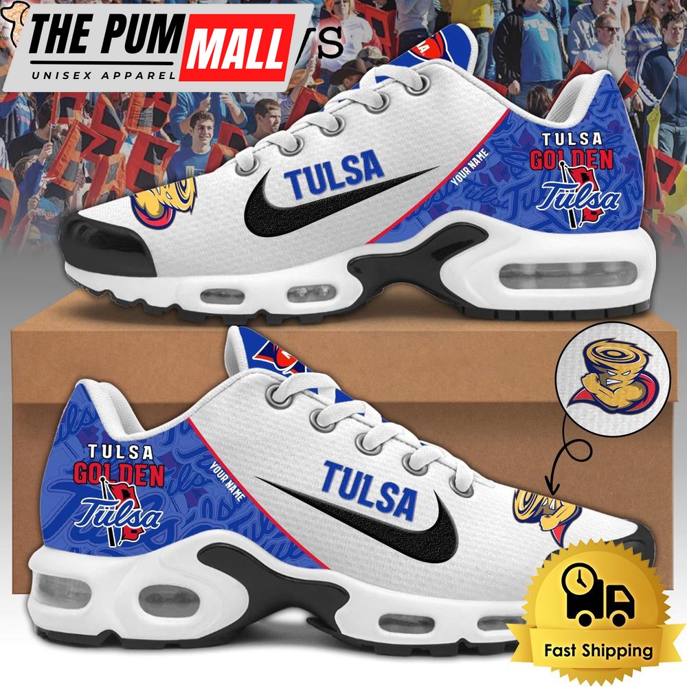 Tulsa Golden Hurricane Football Mascot Symbol Custom Air Max Plus Shoes