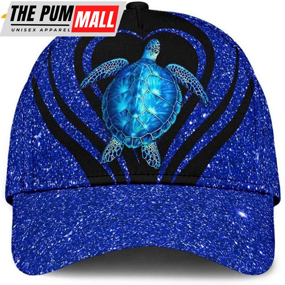 Turtle Bling Bling Style Classic Baseball Cap
