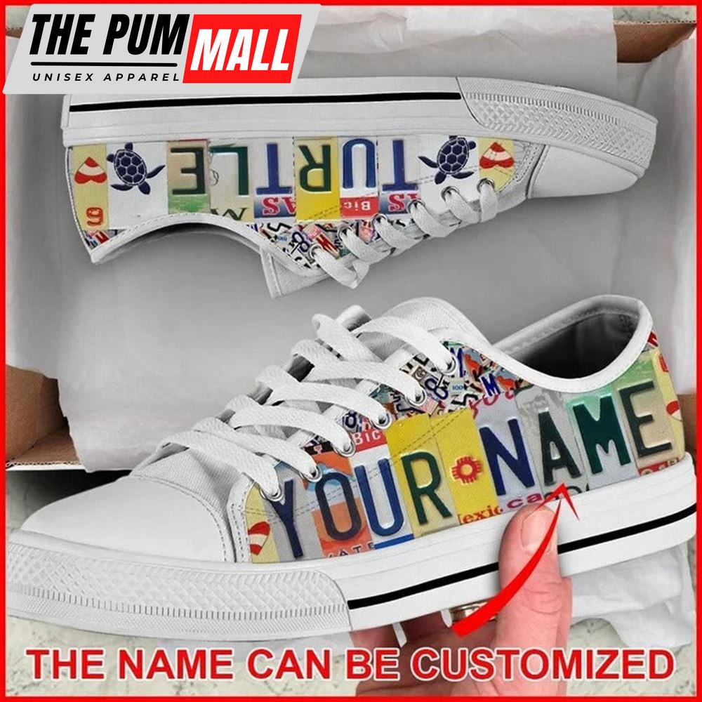 turtle-license-plates-personalized-canvas-low-top-shoes-low-top-shoes-mens-wo-dpmkau4h Turtle License Plates Personalized Canvas Low Top Shoes – Low Top Shoes Mens, Women