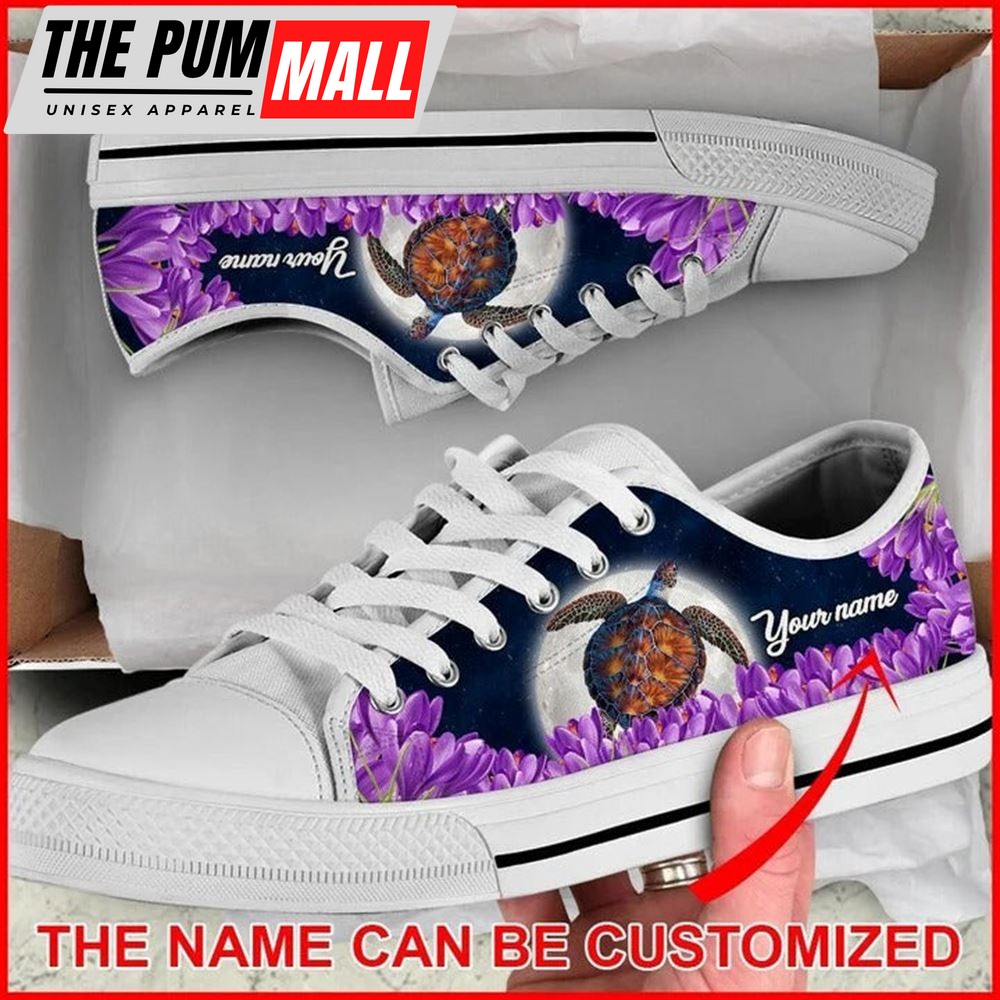 turtle-purple-flower-personalized-canvas-low-top-shoes-low-top-shoes-mens-wom-8ibrpxlh Turtle Purple Flower Personalized Canvas Low Top Shoes – Low Top Shoes Mens, Women