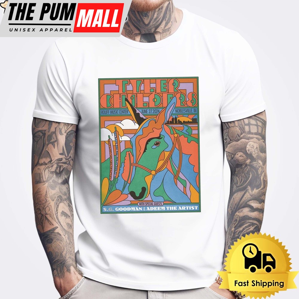 Tyler Childers 2024 Ruoff Music Center Noblesville Indiana Unisex T-Shirt