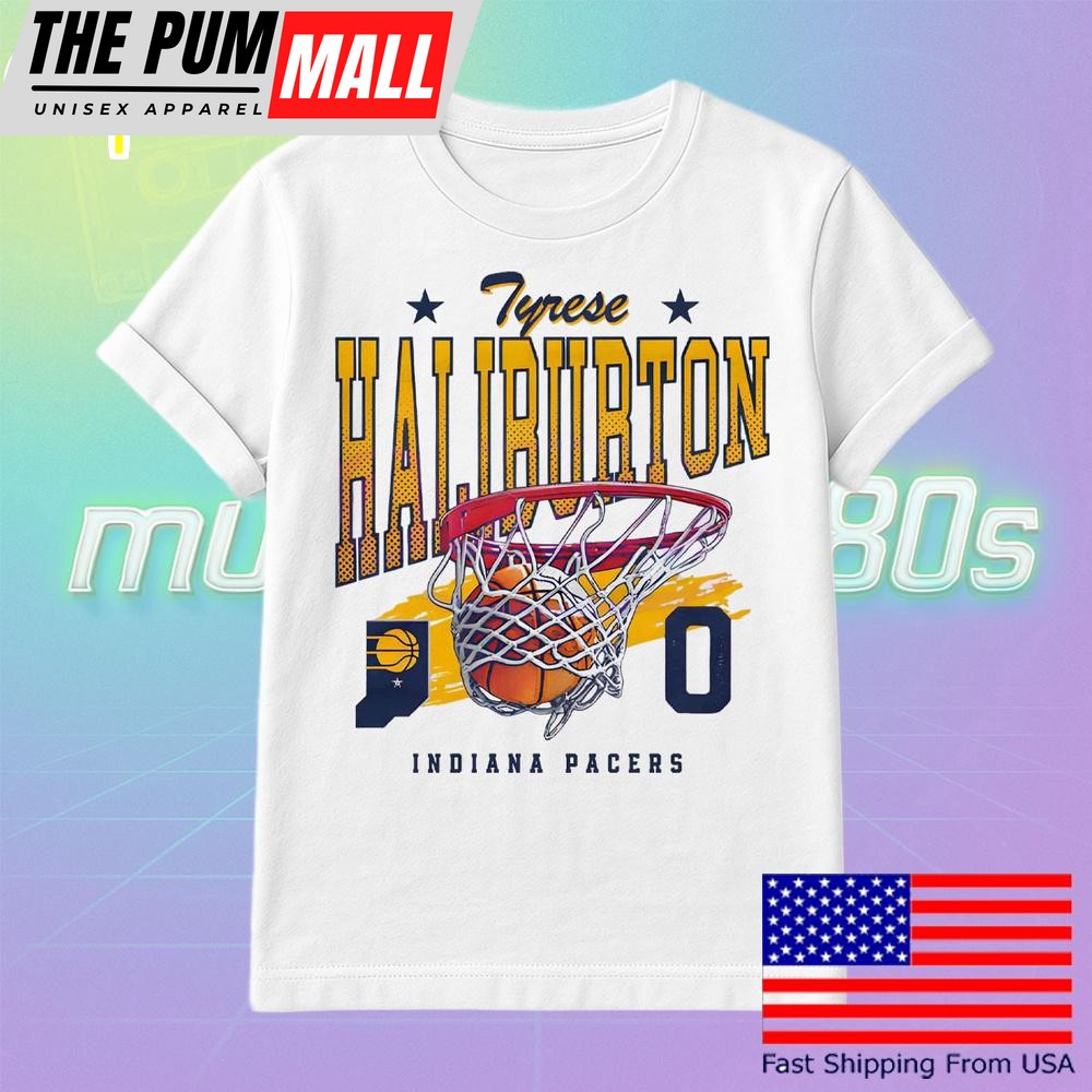 Tyrese Haliburton Indiana Pacers Basketball T Shirt