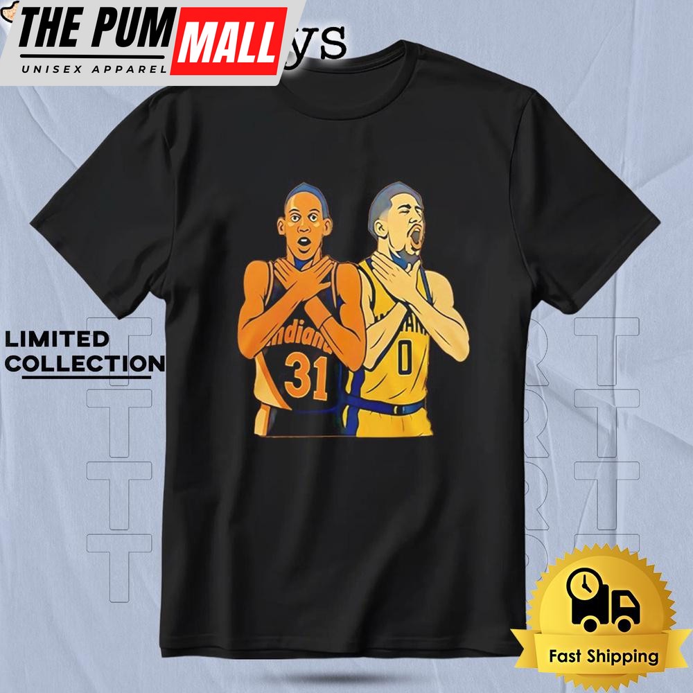 Tyrese Haliburton Legacy Signal Reggie Miller T Shirt