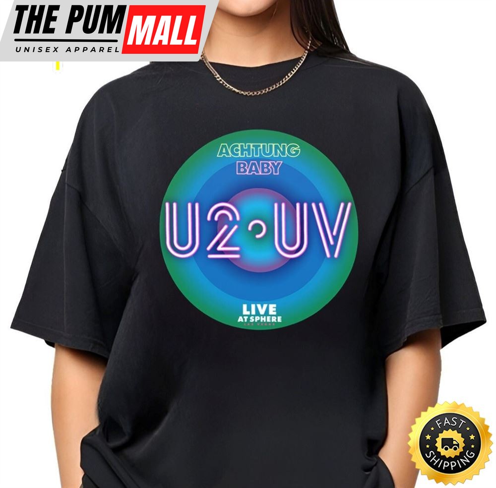 U2 Las Vegas T-Shirtu2 Ultraviolet Sphere 2025