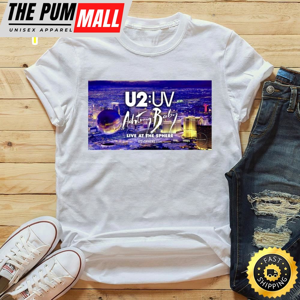 U2 Uv Achtung Baby Live At The Sphere Tour 2025 Shirt