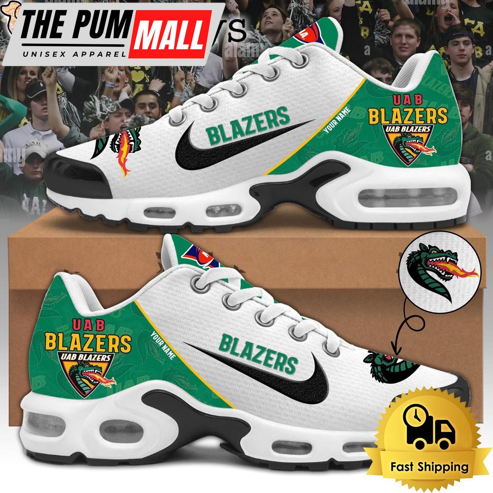 Uab Blazers Football Mascot Symbol Custom Air Max Plus Shoes