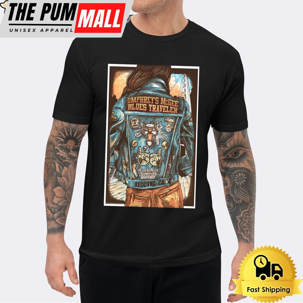 Umphrey’s McGee July 18 2024 Redding Civic Auditorium Redding CA T Shirt