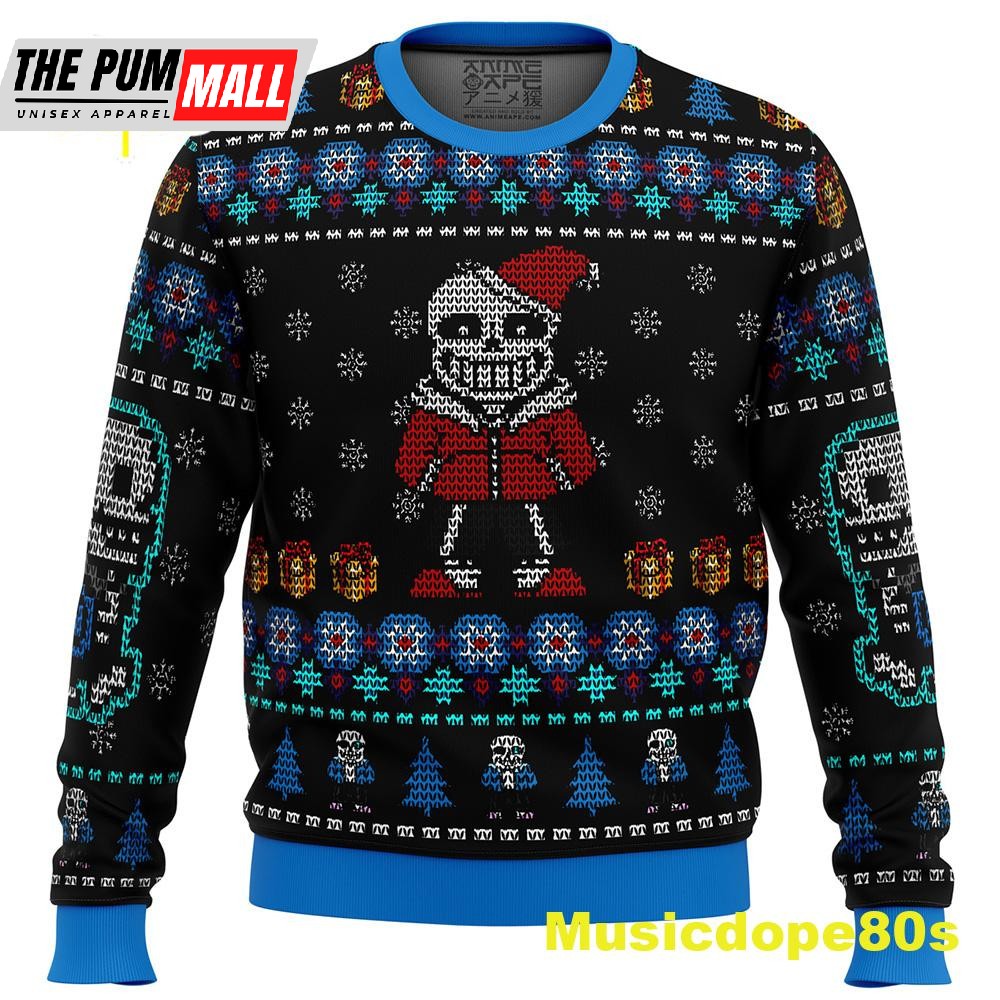 Undertale Sans Ugly Christmas Sweater