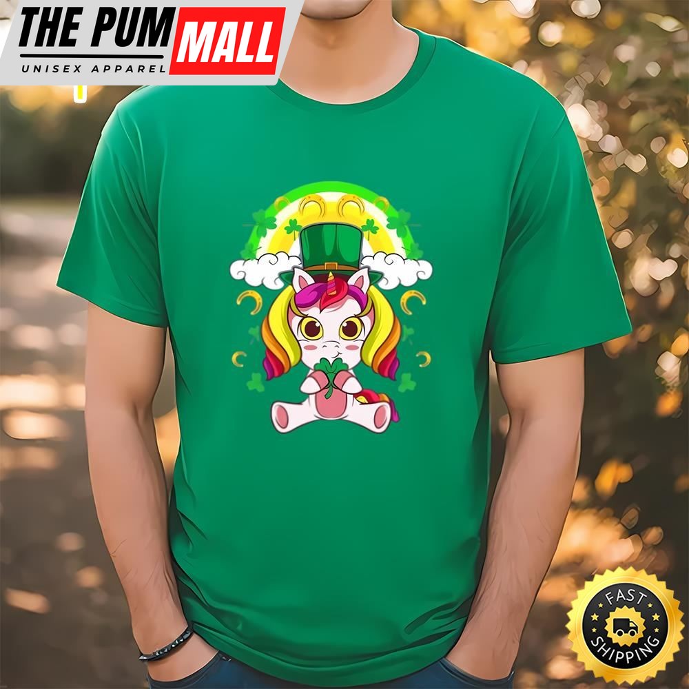 Unicorn Leprechaun St Patricks Day Irish T-Shirt
