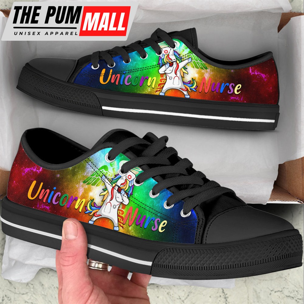 Unicorn Nurse Low Top Shoes – Trendy Fashion Low Top Casual Shoes Gift For Adults – Sneaker For Walking