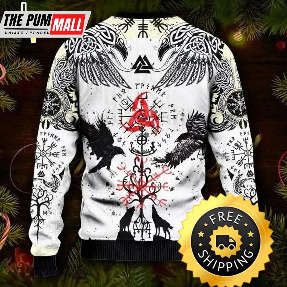 unique-vegvisir-cool-viking-ugly-christmas-sweater-viking-ugly-sweater-t0drgcwj Unique Vegvisir Cool Viking Ugly Christmas Sweater, Viking Ugly Sweater