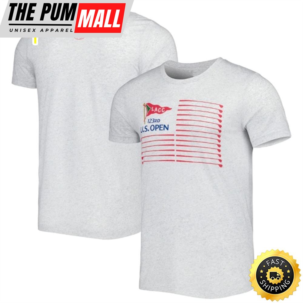 Unisex 2025 U.S. Open Swing Juice Heather Gray Club T-shirt