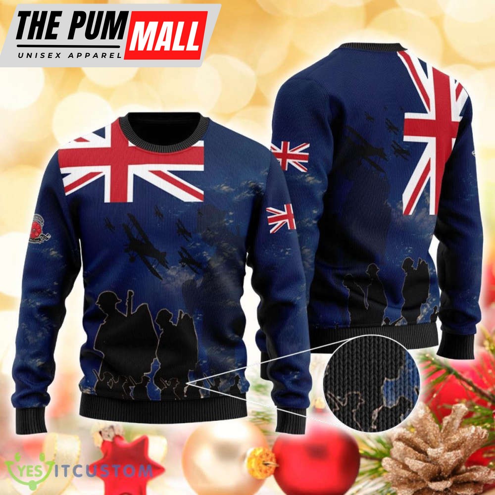 United Kingdom Veterans 3D Sweater Ugly Christmas Sweater Best Gift For Men And Women