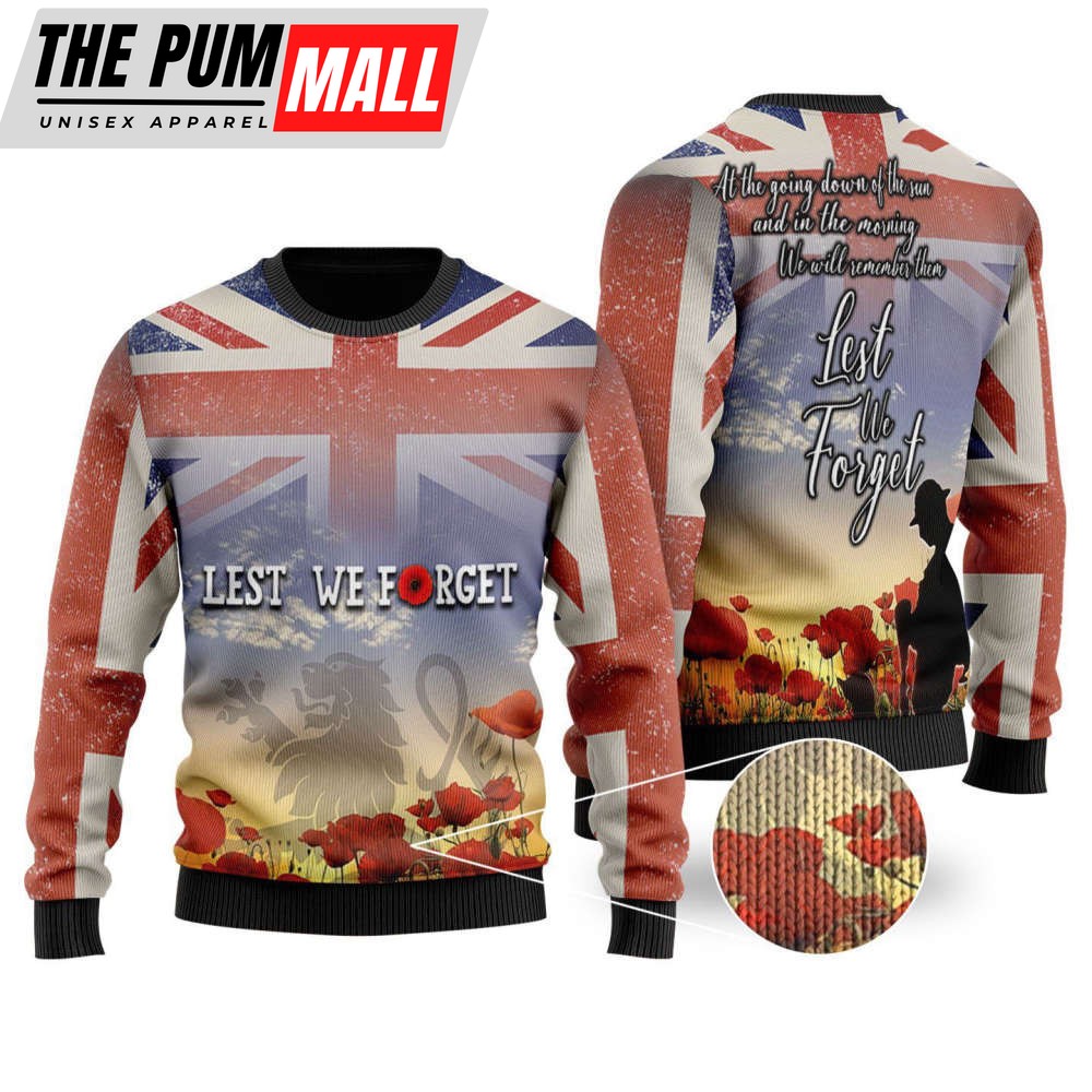 United Kingdom Veterans Ugly Christmas Sweater – For Christmas Day