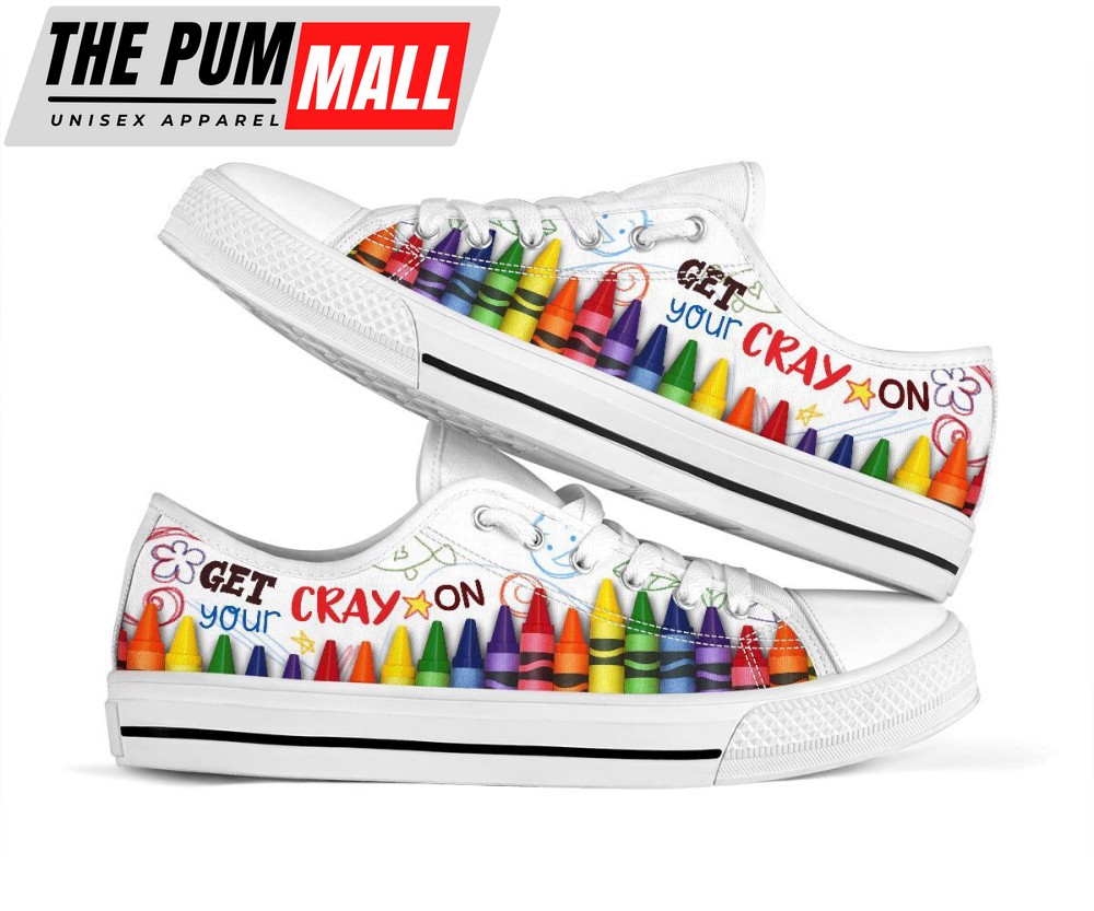 Unleash Your Creativity with Cray On Low Top Shoes – TA031604