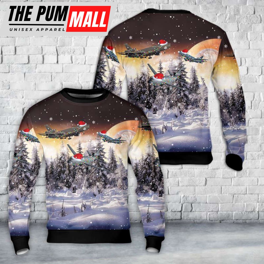 US Air Force McDonnell Douglas KC-10 Extender Christmas Sweater Gift For Christmas