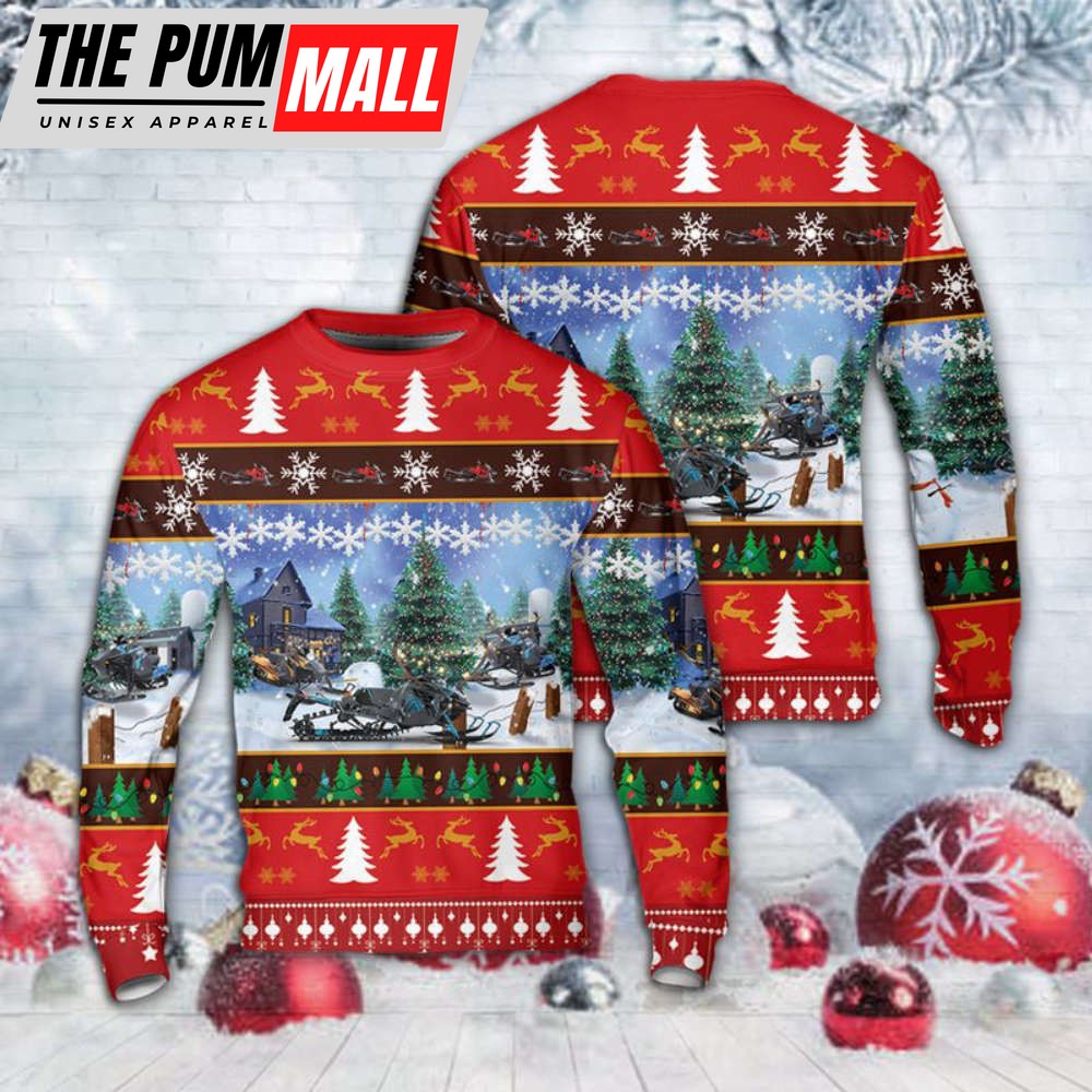 US Arctic Cat Snowmobiles Riot X Christmas Sweater Gift For Christmas