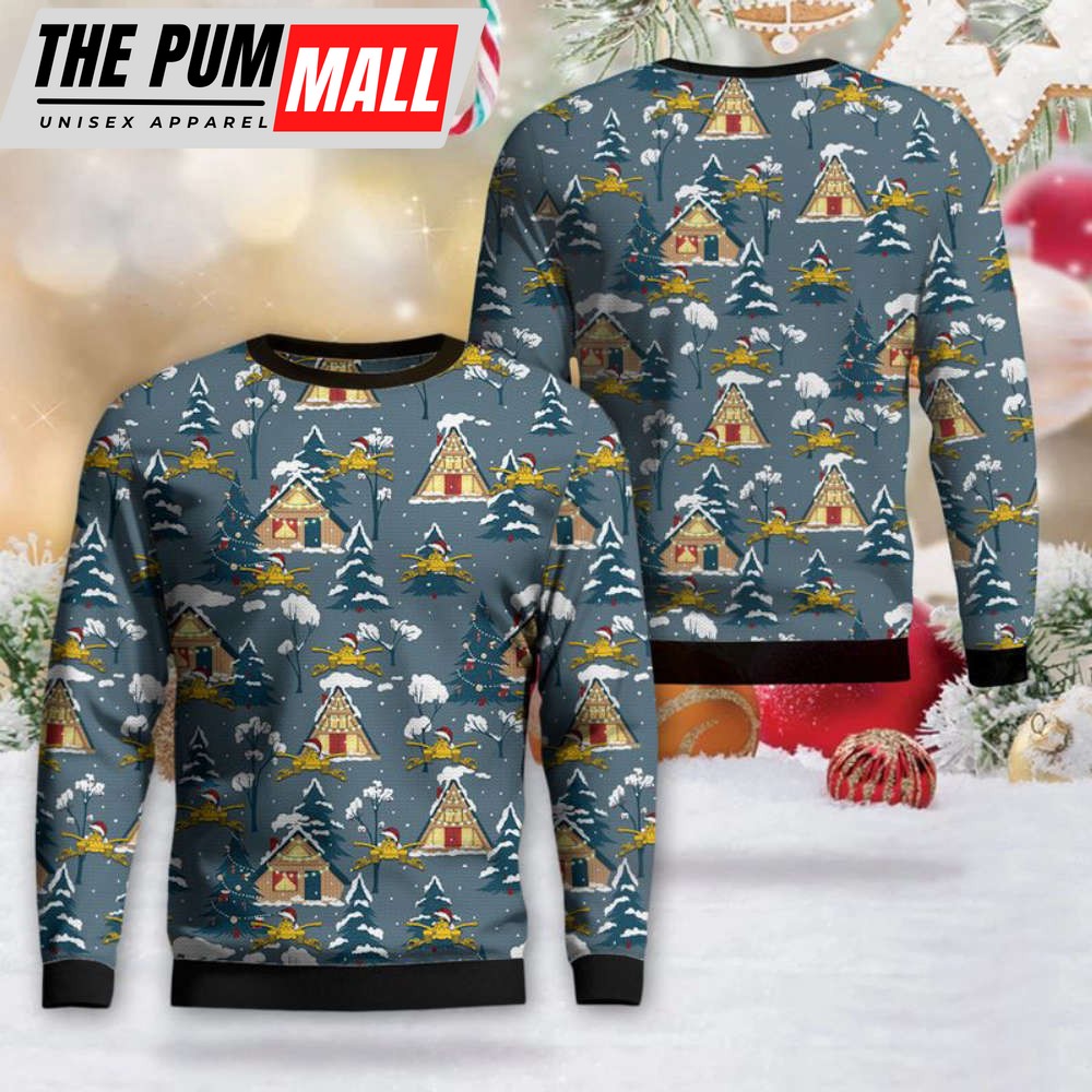 US Army Armor Branch Christmas Sweater 3D Gìt For Christmas
