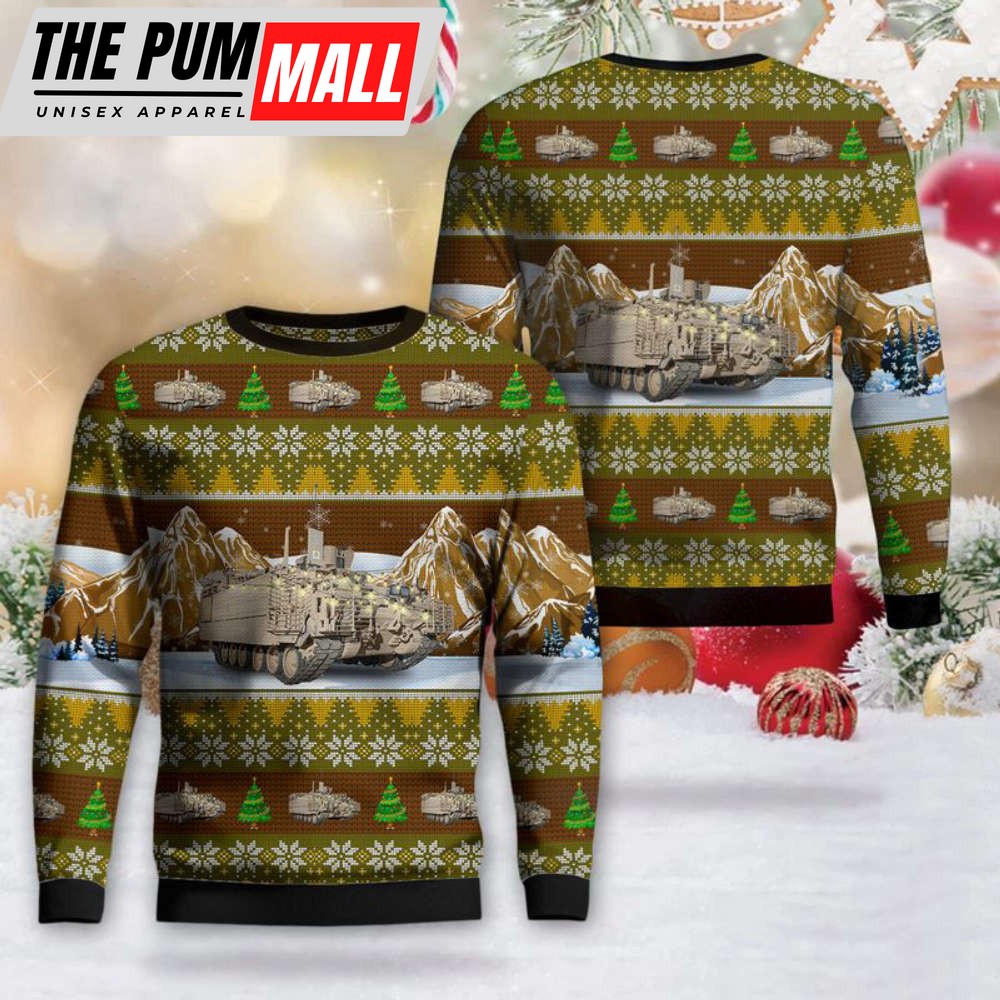 US Army M113 Armored Personnel Carrier Christmas Sweater Gift For Christmas