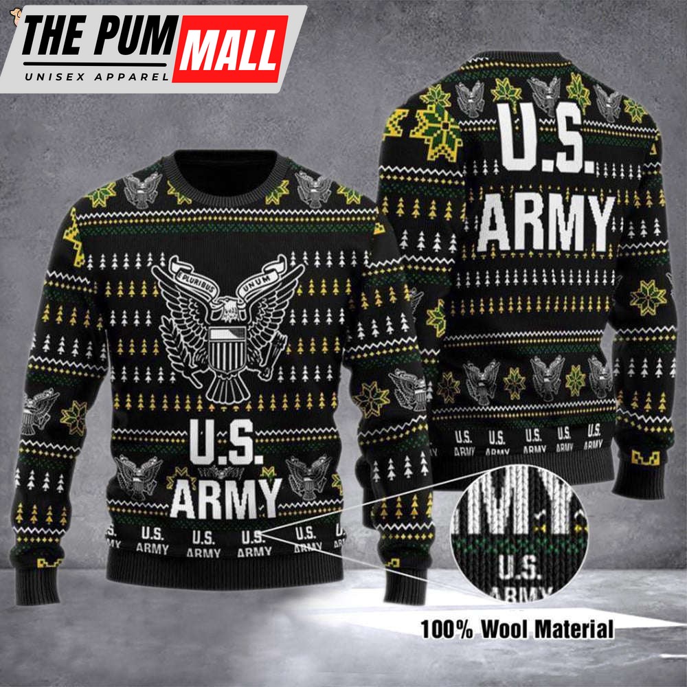 US Army Sweater Military Ugly Christmas Sweater Gift For Cousin