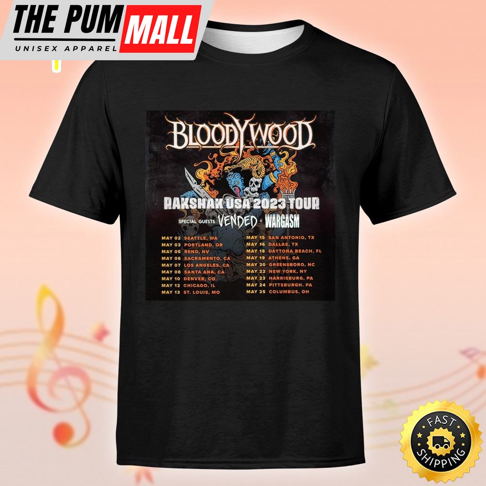 Us Headlining Tour Dates For Bloodywood May 2025 Tshirt