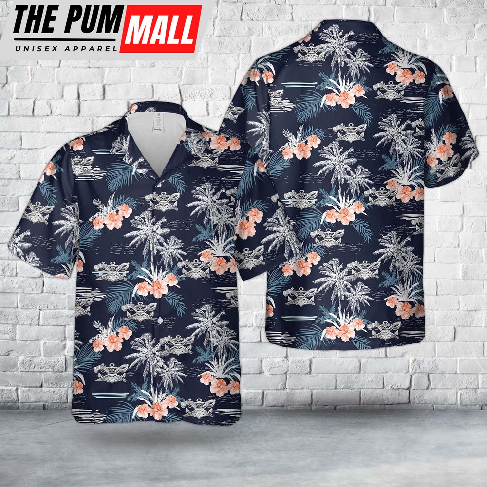 US Navy Enlisted Special Warfare Combatant – Craft Crewman (SWCC) Senior Badge Hawaiian Shirt