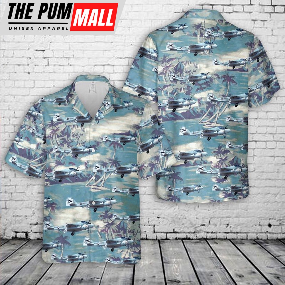 US Navy Grumman KA-6D Intruder Air Refueler. BuNo149951 of VA-35 Black Panther Squadron Hawaiian Shirt