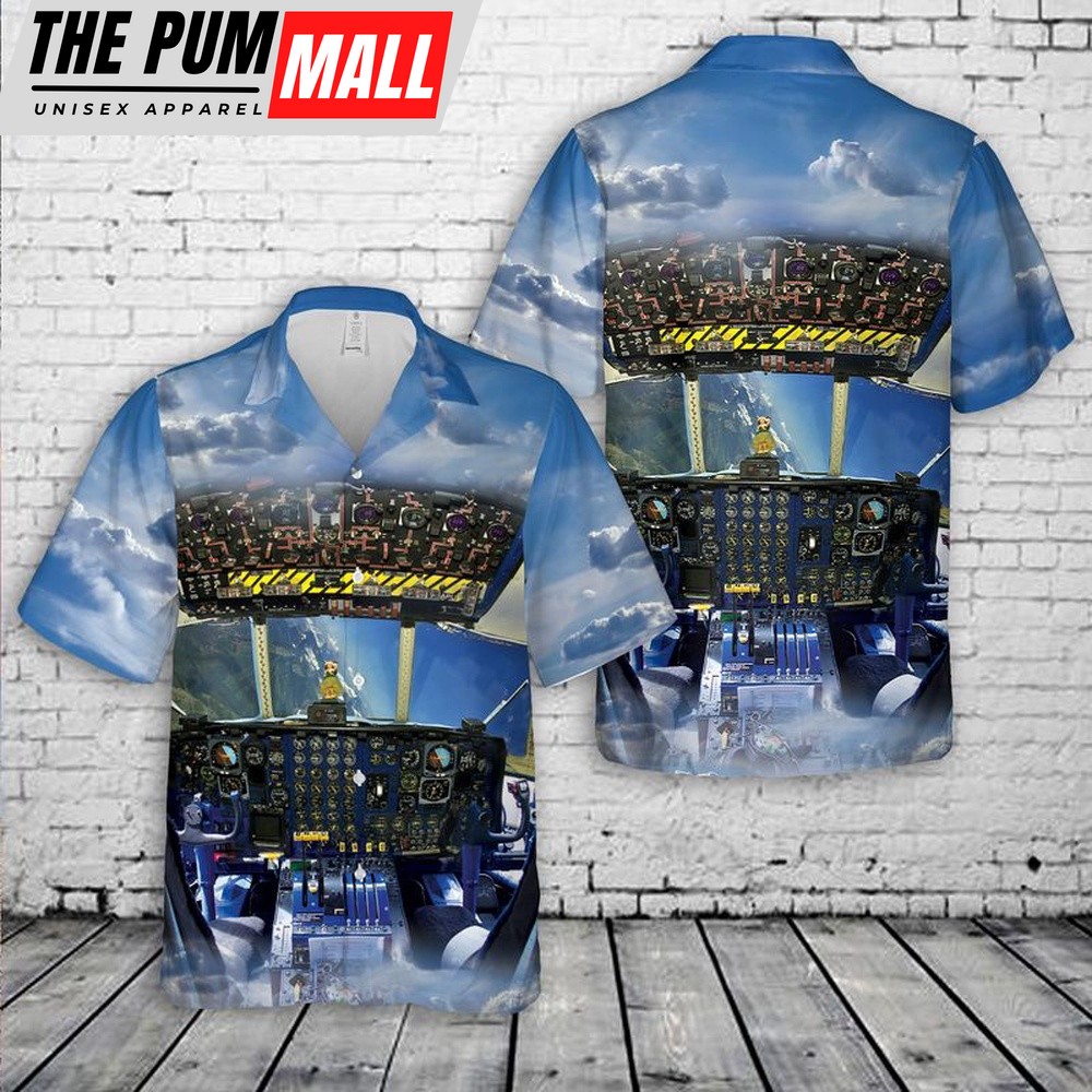 Us Navy Hawaiian Shirt, Cockpit US Navy Fat Albert C-130 Hercules Hawaiian Shirt, Military Hawaiian Shirt