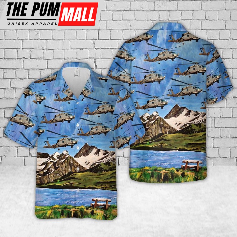 Us Navy Hawaiian Shirt, Navy MH-60 Seahawk Hawaiian Shirt, Military Hawaiian Shirt