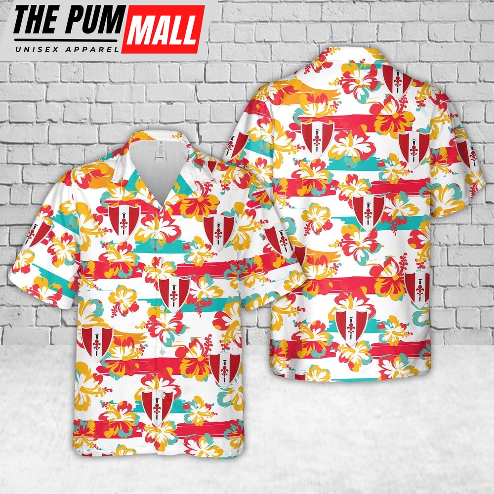 Us Navy Hawaiian Shirt, US Navy 46th Engineer Battalion Steel Spike Hawaiian Shirt, Military Hawaiian Shirt