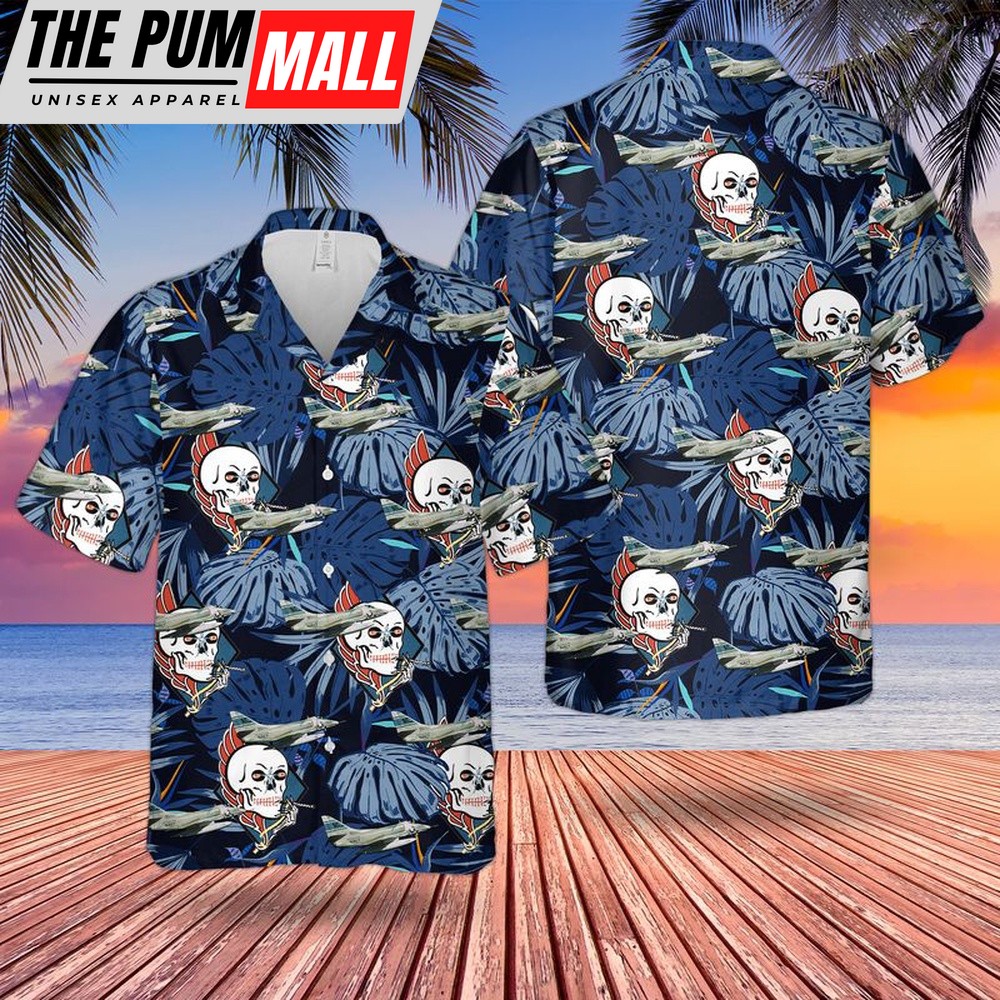 Us Navy Hawaiian Shirt, US Navy A-4C Skyhawk Of VA-34 Hawaiian Shirt, Military Hawaiian Shirt