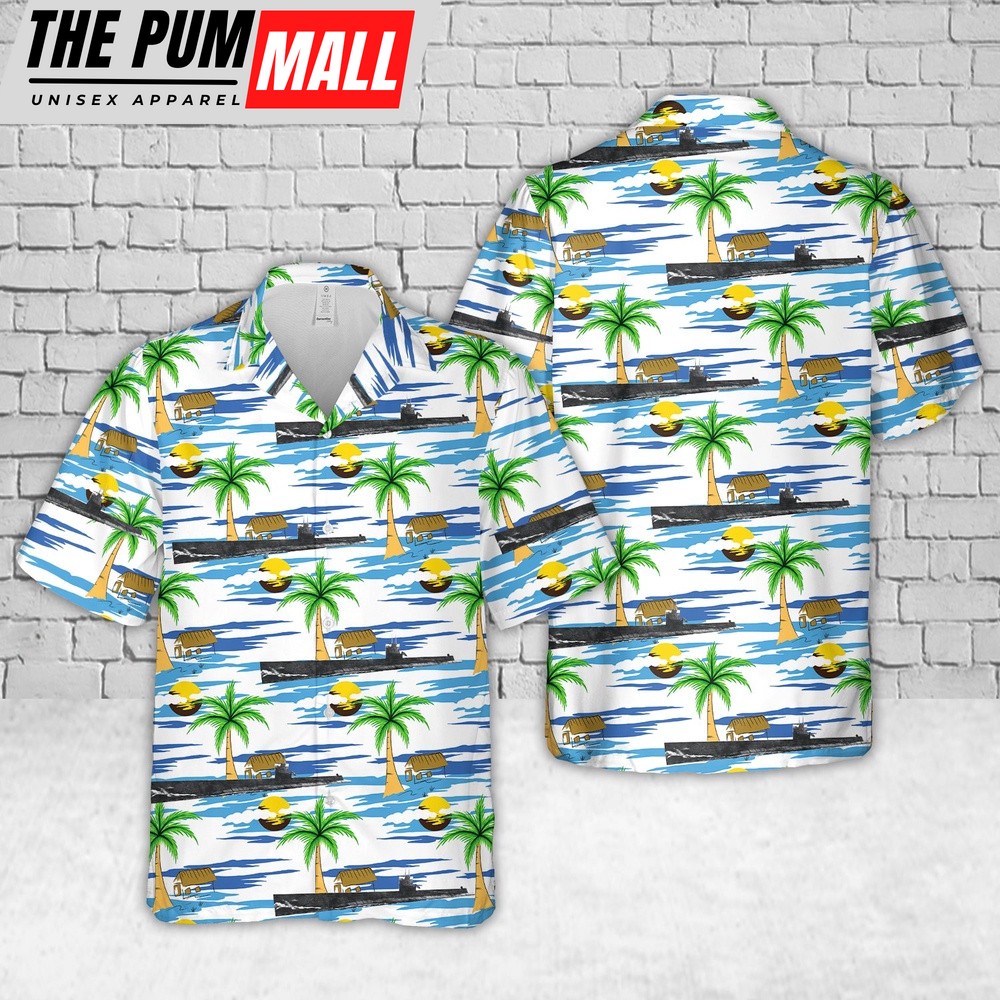 Us Navy Hawaiian Shirt, US Navy AA-1-class submarine Hawaiian Shirt, Military Hawaiian Shirt