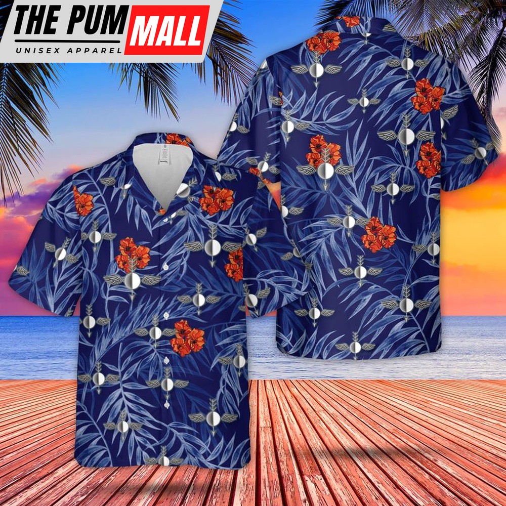 Us Navy Hawaiian Shirt, US Navy Aerographer’s Mate Hawaiian Shirt, Military Hawaiian Shirt