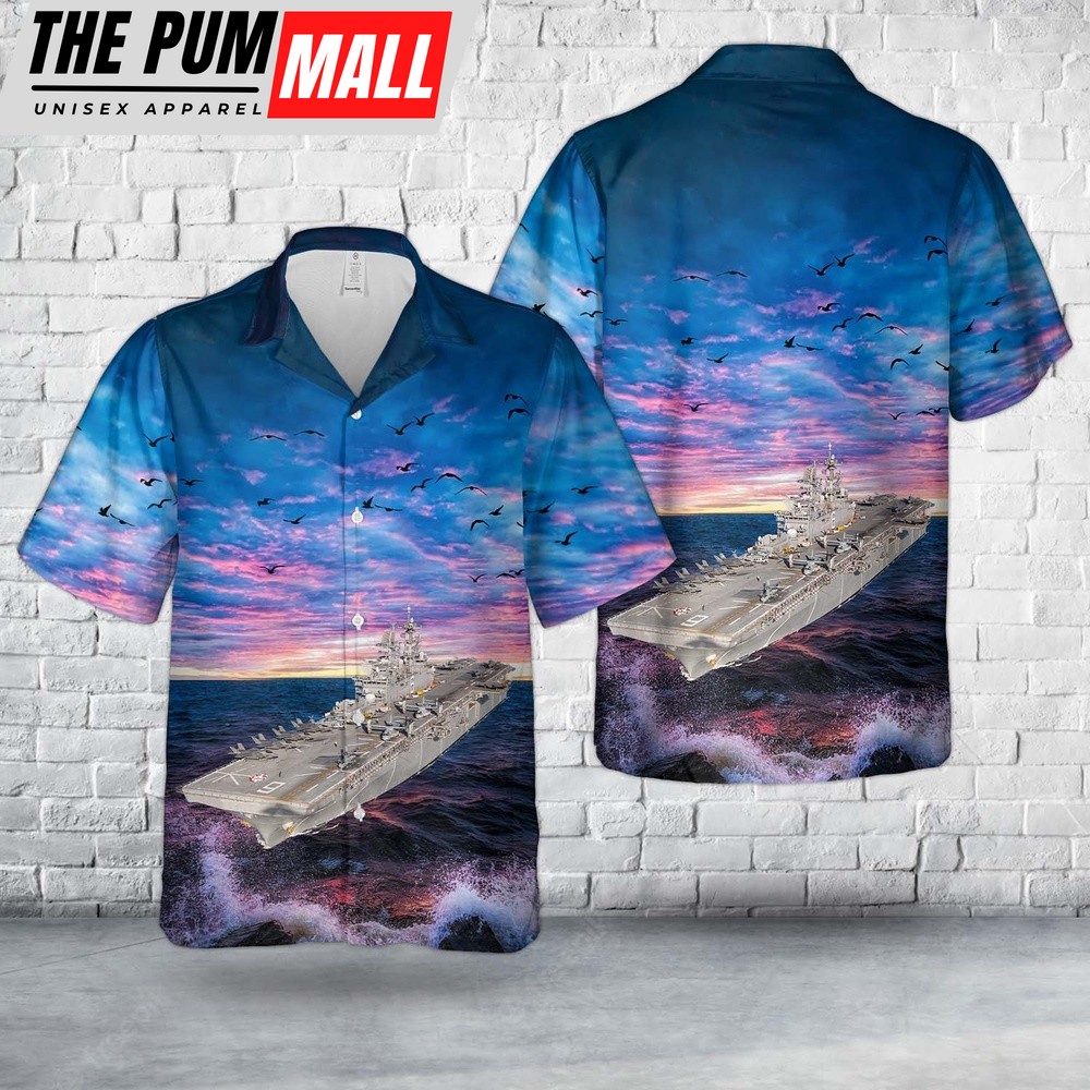 Us Navy Hawaiian Shirt, US Navy America-class amphibious assault ship Hawaiian Shirt, Military Hawaiian Shirt