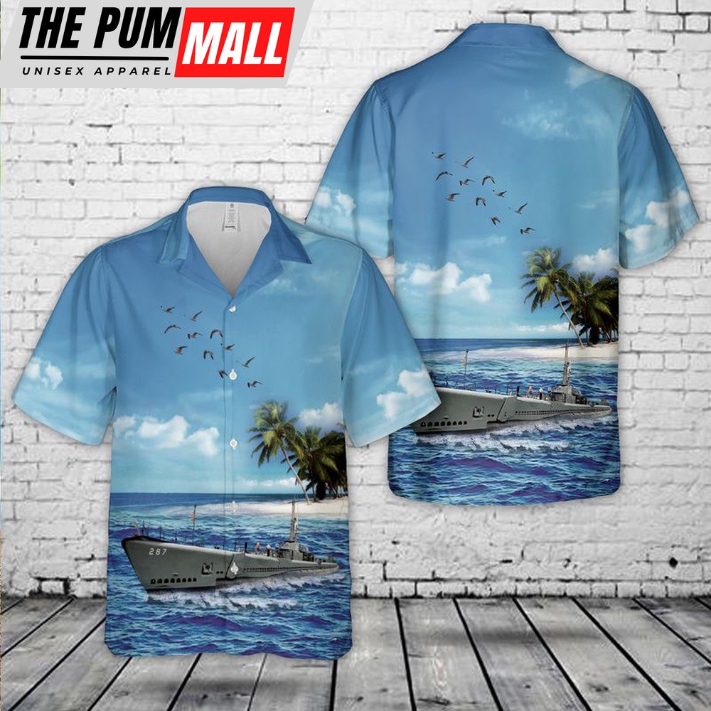Us Navy Hawaiian Shirt, US Navy Balao-class submarine Hawaiian Shirt, Military Hawaiian Shirt