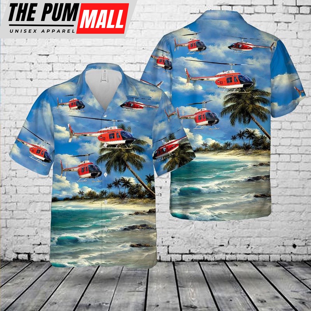 Us Navy Hawaiian Shirt, US Navy Bell TH-57C SeaRanger Hawaiian Shirt, Military Hawaiian Shirt