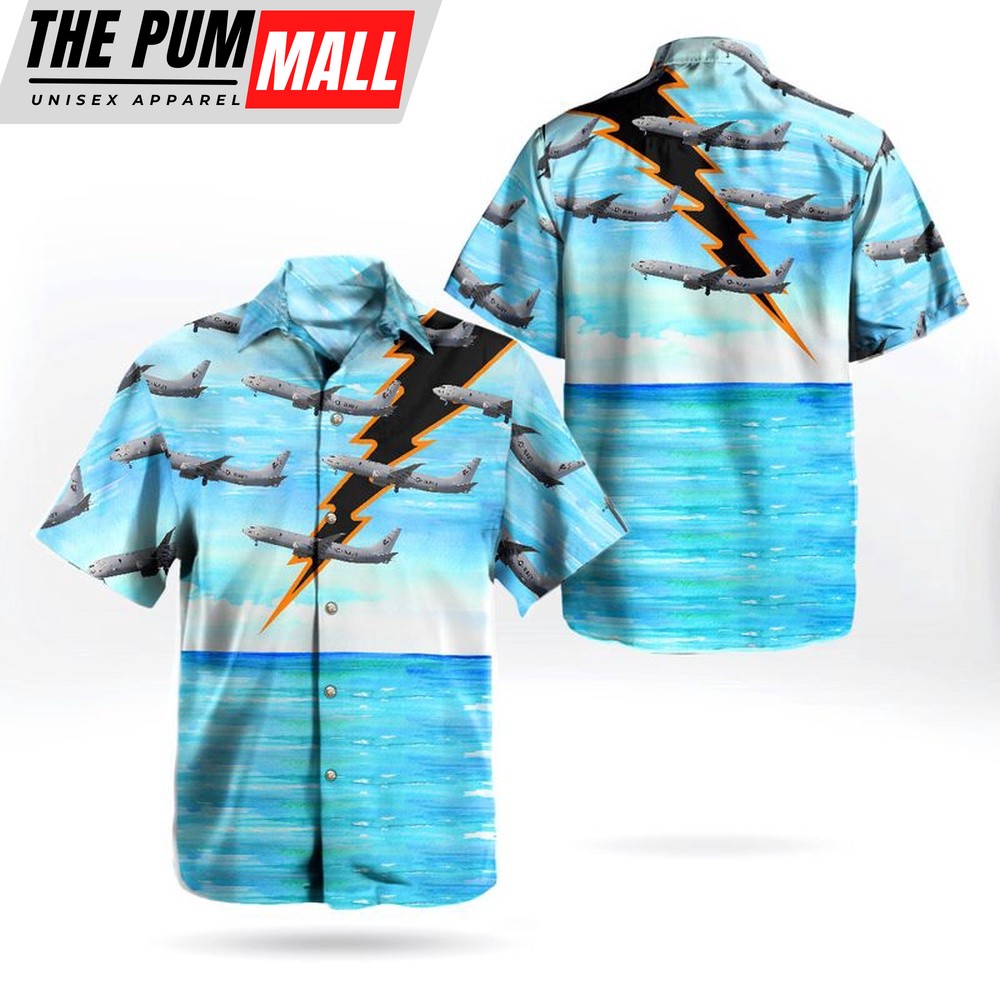 Us Navy Hawaiian Shirt, US Navy Boeing P-8A Poseidon (737-8FV) of VP-30 Pro’s Nest Hawaiian Shirt, Military Hawaiian Shirt