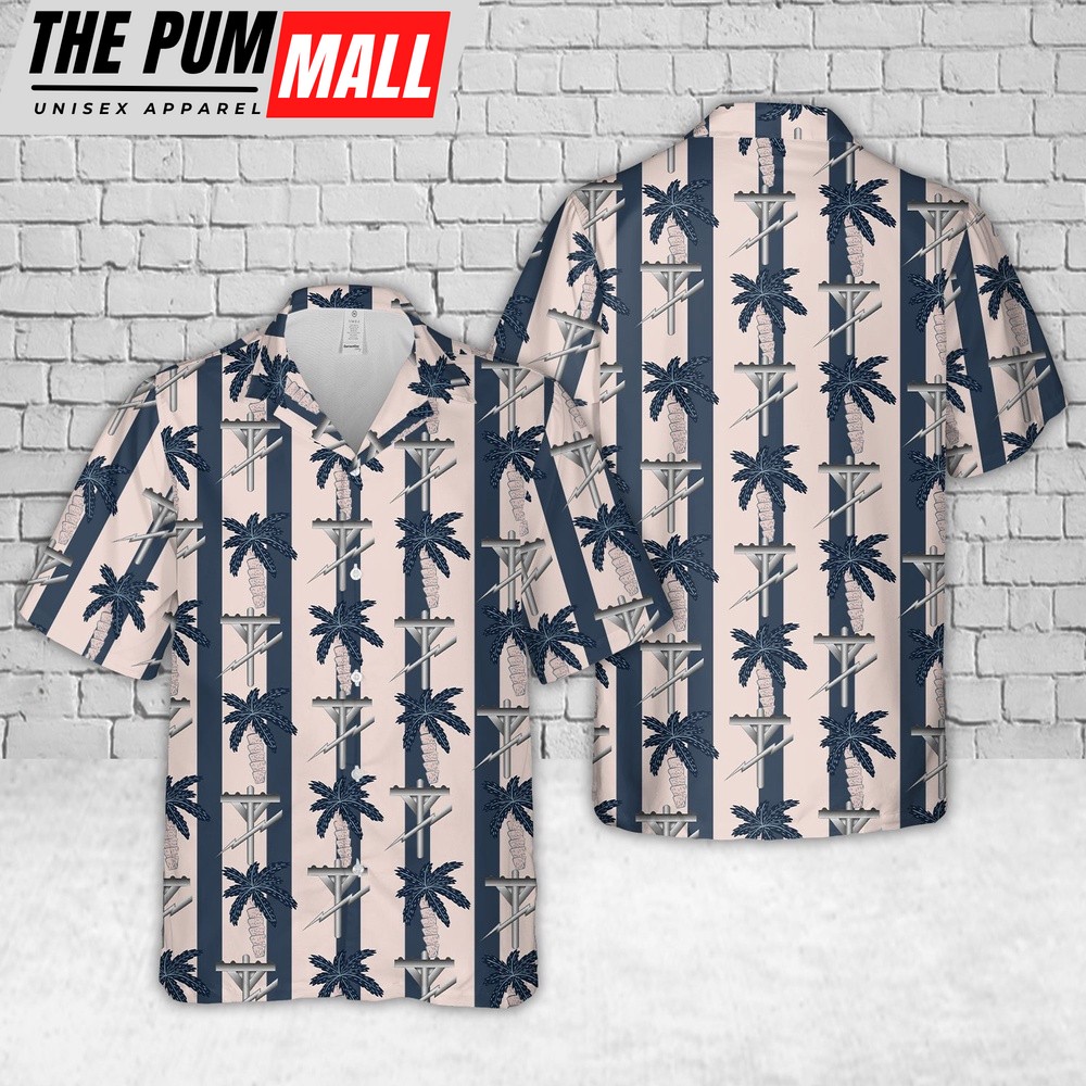 Us Navy Hawaiian Shirt, US Navy Construction Electrician (CE) Hawaiian Shirt, Military Hawaiian Shirt