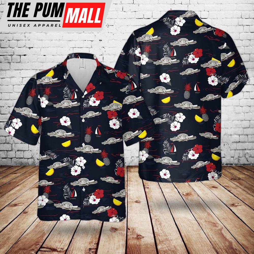 Us Navy Hawaiian Shirt, US Navy Enlisted Expeditionary Warfare Specialist Insignia Hawaiian Shirt, Military Hawaiian Shirt