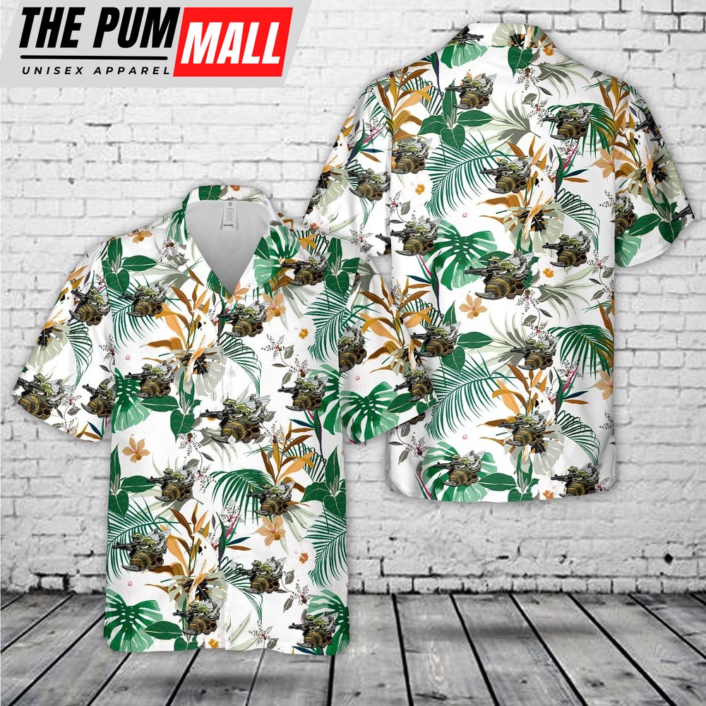 Us Navy Hawaiian Shirt, US Navy Fighting Seabees Chiefs Naval Construction Forces Hawaiian Shirt, Military Hawaiian Shirt