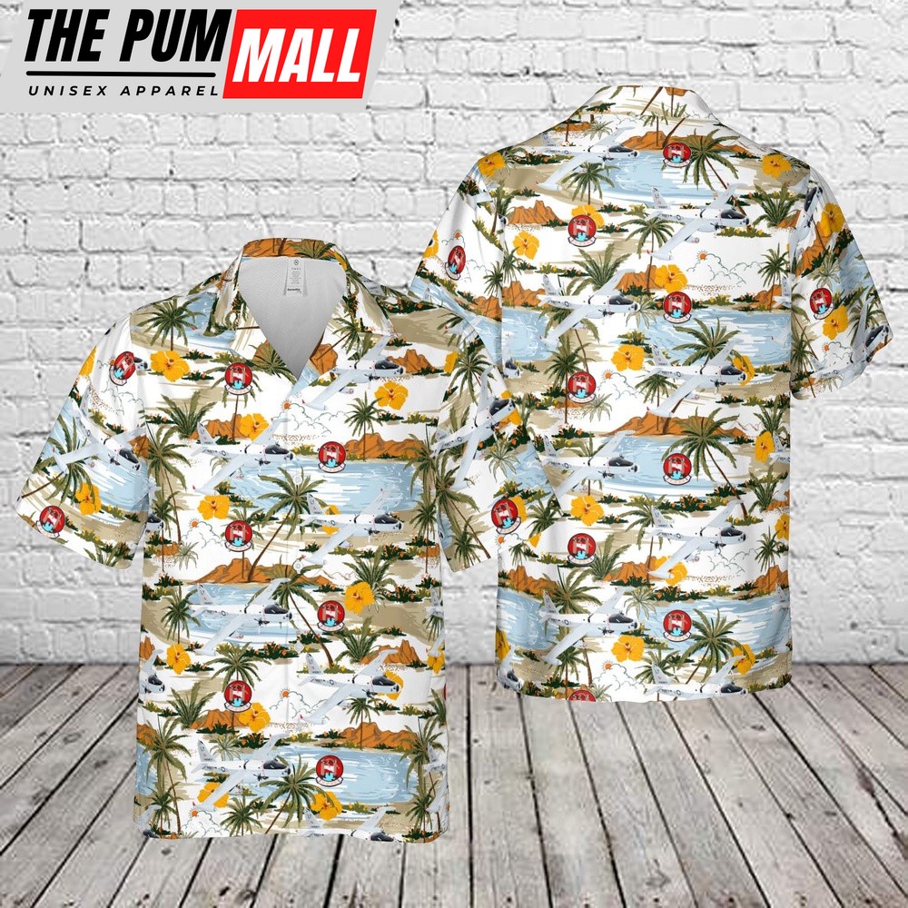 Us Navy Hawaiian Shirt, US Navy Lockheed Martin P2V7 VP-92 Minutemen Hawaiian Shirt, Military Hawaiian Shirt