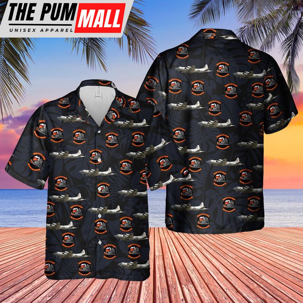 Us Navy Hawaiian Shirt, US Navy Lockheed P-3 Orion Patrol Squadron VP-64 Hawaiian Shirt, Military Hawaiian Shirt